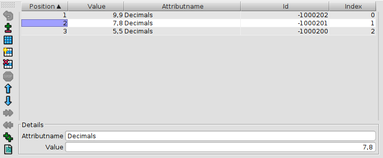 Tabelle mit Werten eines Arrays